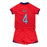 Engleska Declan Rice #4 Gostujuci Dres za djecu SP 2022 Kratak Rukav (+ Kratke hlače)